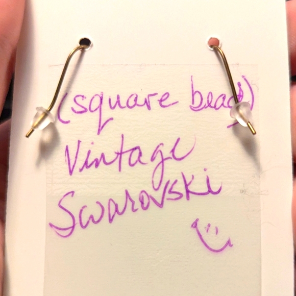 Vintage Swarovski Earrings - Picture 6 of 6